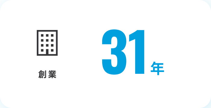 創業31年